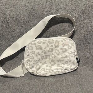 C.C White Leopard Print Women's Bag